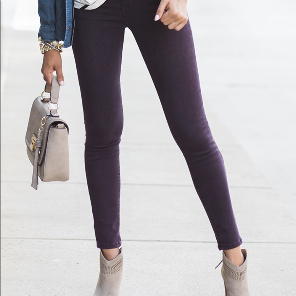 NWT Grace and Lace Merlot color jeggings
